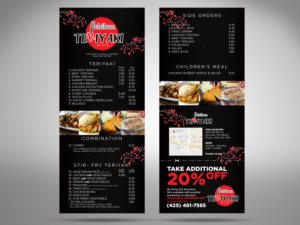 Menu Design by Priyo Subarkah for this project | Design: #14937247