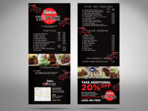 Menu Design by Priyo Subarkah for this project | Design: #14965079
