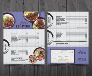 Menu Design by Cut and Glue for this project | Design: #14871730