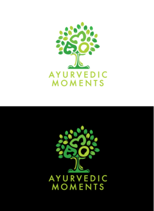 AMO in the tree and below Ayurvedic Moments | Logo-Design von ABG