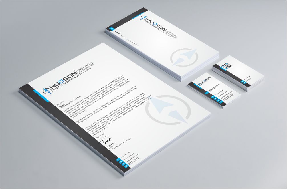 Diseño de Papelería por AwsomeD para Hudson Risk Advisoirs, LLC | Diseño #14866772