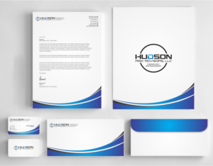 Stationery Design by szabist for Hudson Risk Advisoirs, LLC | Design #14866820