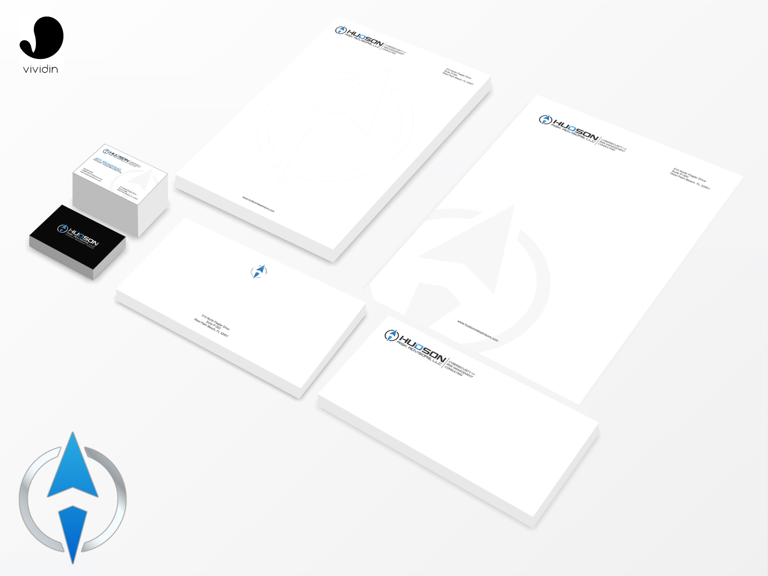 Diseño de Papelería por Kad Inspiration para Hudson Risk Advisoirs, LLC | Diseño #14896062