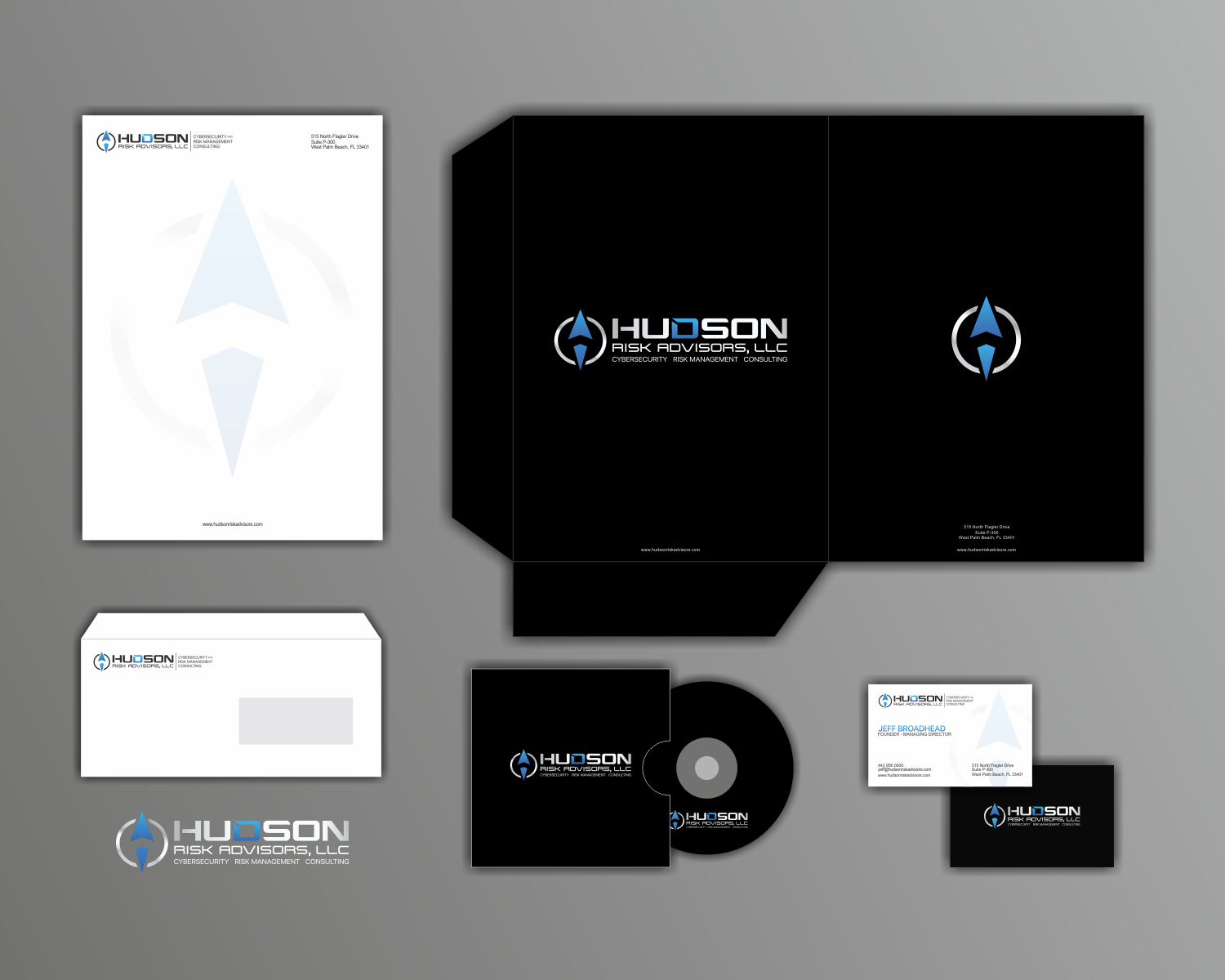 Design de Papeterie par Kad Inspiration pour Hudson Risk Advisoirs, LLC | Design #14959577
