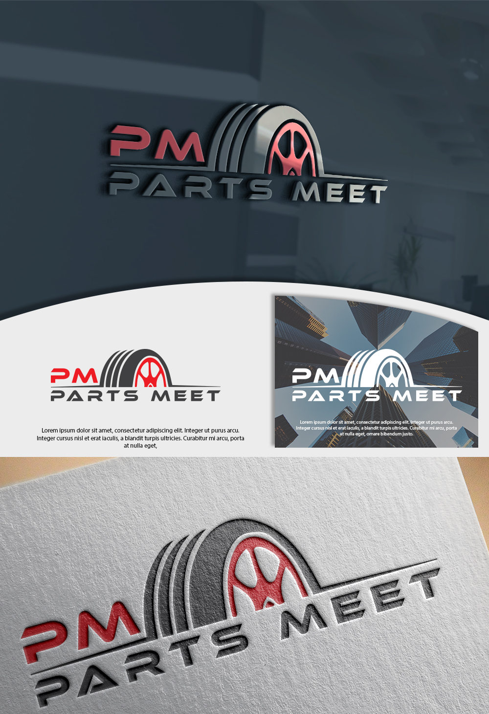 Logo Design by Renewable for Parts Meet | Design #14998885