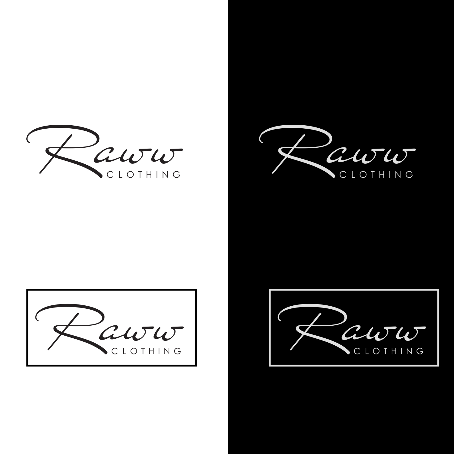 Logo Design by Lesia_Olesia for Raww Clothing  | Design #14886967