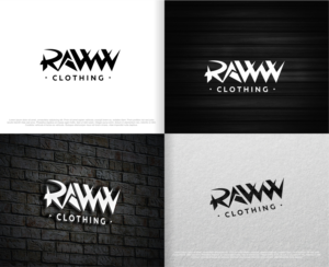 Logo Design by artswolf for Raww Clothing  | Design: #14908614