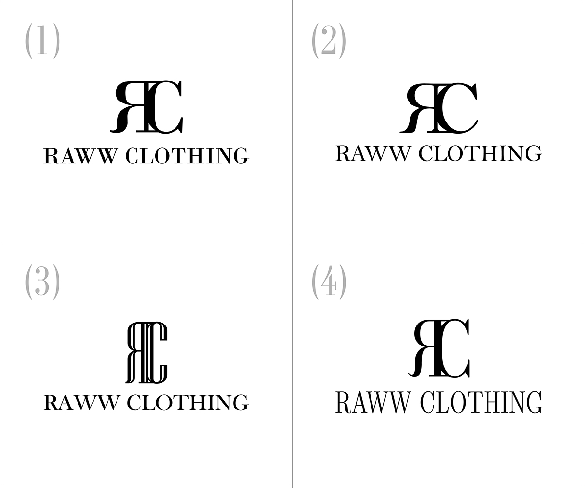Logo Design by eMARK for Raww Clothing  | Design #14886077