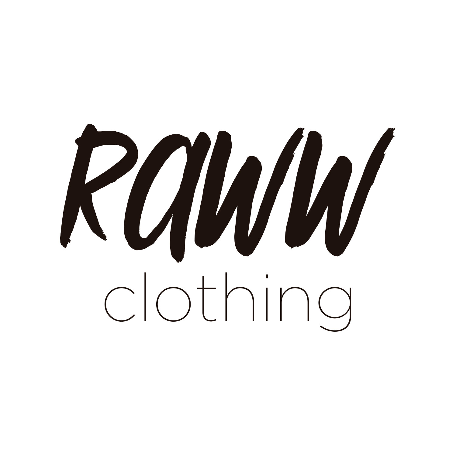 Logo Design by Roger Mateo Arenas for Raww Clothing  | Design #14882590