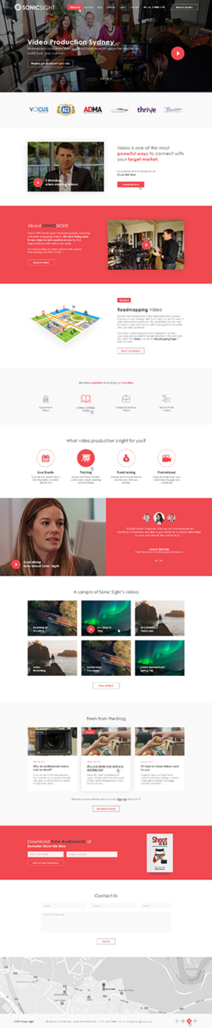 Diseño Web por Ved Web Services para Sonic Sight | Diseño #14869200