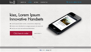 Diseño Web por AVROM para Kisa Pty Ltd | Diseño: #2559698