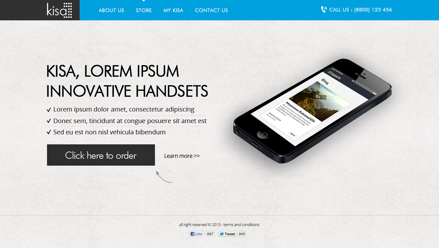 Web Design par AVROM pour Kisa Pty Ltd | Design #2559704