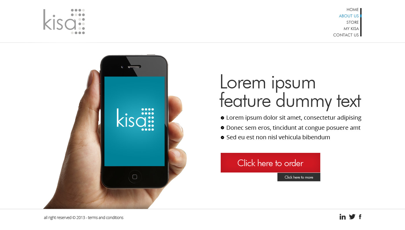 Web Design by AVROM for Kisa Pty Ltd | Design #2559882