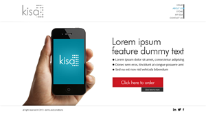 Diseño Web por AVROM para Kisa Pty Ltd | Diseño: #2559882
