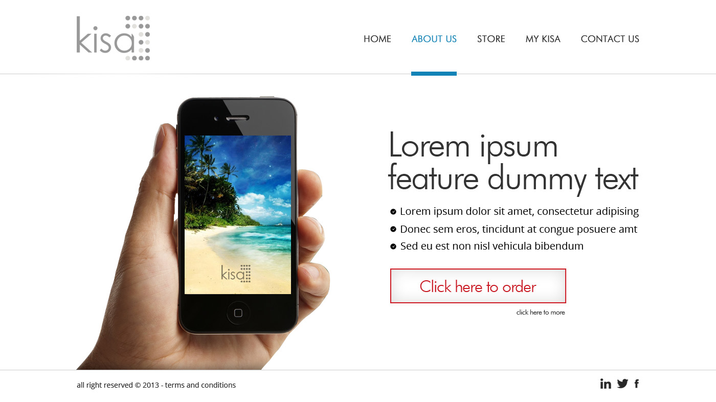 Web Design par AVROM pour Kisa Pty Ltd | Design #2560709