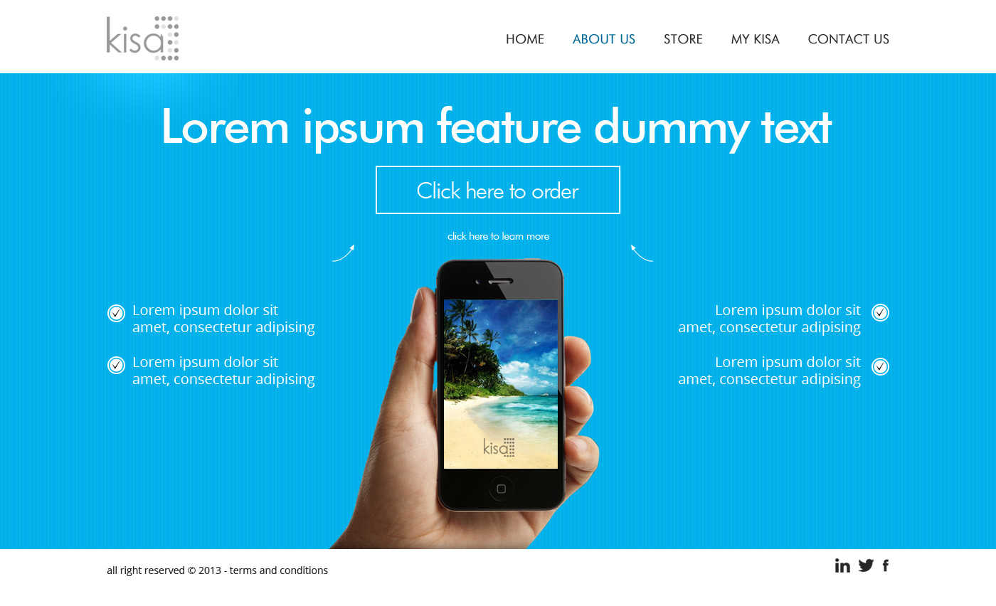 Web Design by AVROM for Kisa Pty Ltd | Design #2568039