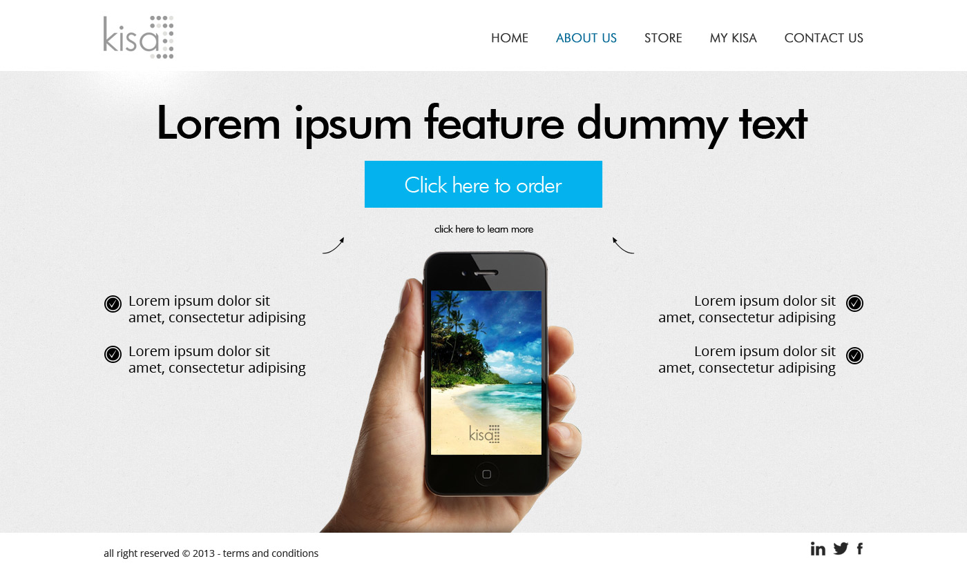 Web Design by AVROM for Kisa Pty Ltd | Design #2568040