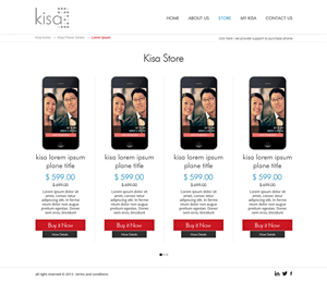 Web Design by AVROM for Kisa Pty Ltd | Design: #2572514