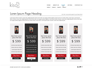 Web Design by AVROM for Kisa Pty Ltd | Design: #2573415