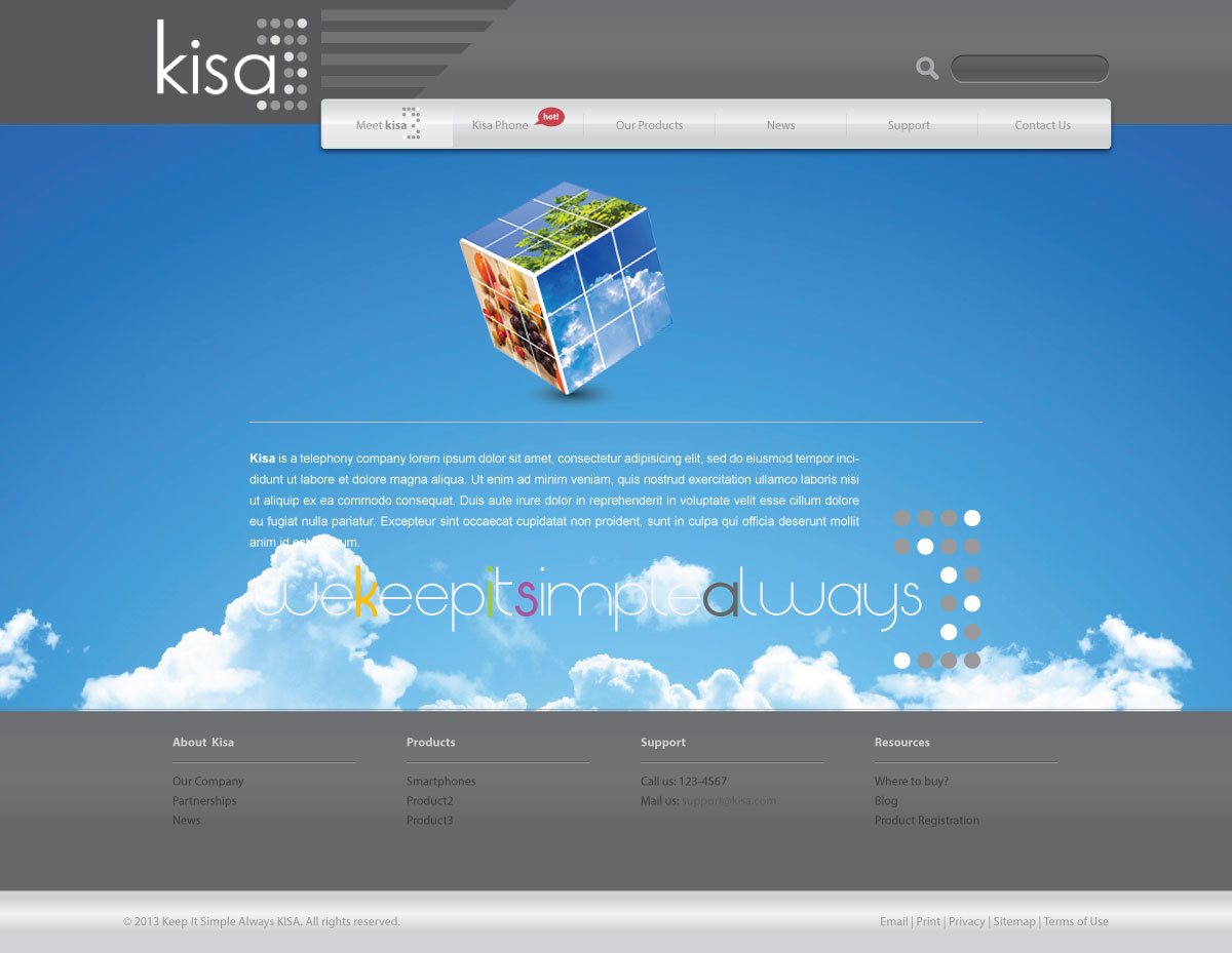 Web Design by Mirktastik for Kisa Pty Ltd | Design #2554290