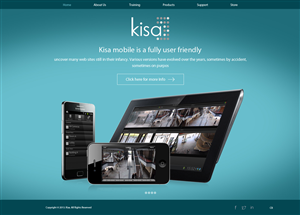 Web Design by pb for Kisa Pty Ltd | Design: #2552917