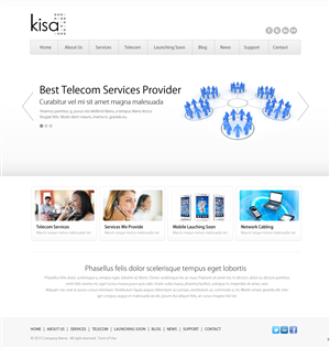 Web Design by pb for Kisa Pty Ltd | Design: #2552933