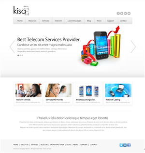 Web Design by pb for Kisa Pty Ltd | Design: #2552936