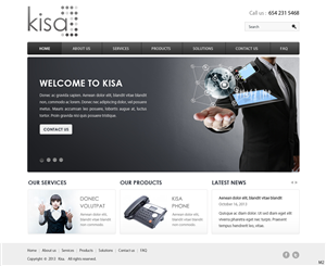 Web Design by pb for Kisa Pty Ltd | Design: #2552937