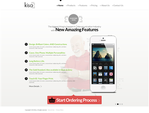 Web Design by TechWise for Kisa Pty Ltd | Design: #2567376