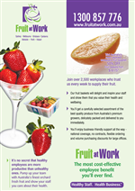 Diseño Publicitario por Colorful Design para Fruit at Work Pty Ltd | Diseño #36577