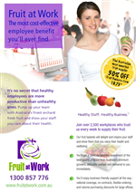 Diseño Publicitario por Guilad Kahn para Fruit at Work Pty Ltd | Diseño #37176