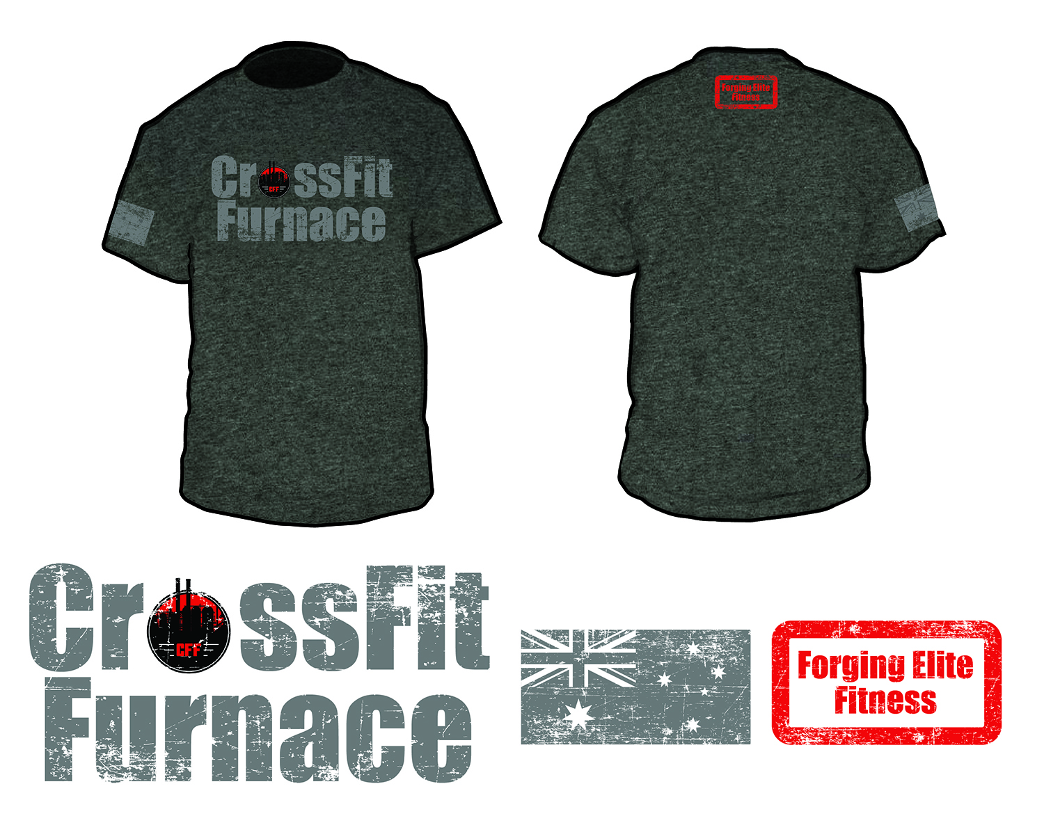T-shirt Design by 10V3GRAPHX for CrossFit Furnace | Design #14895075