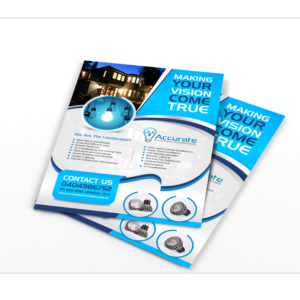 Flyer Design by debdesign for Accurate Electrical Contractors  | Design: #14889938