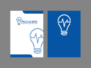 Flyer Design by Abiyoso28 for Accurate Electrical Contractors  | Design: #14917937