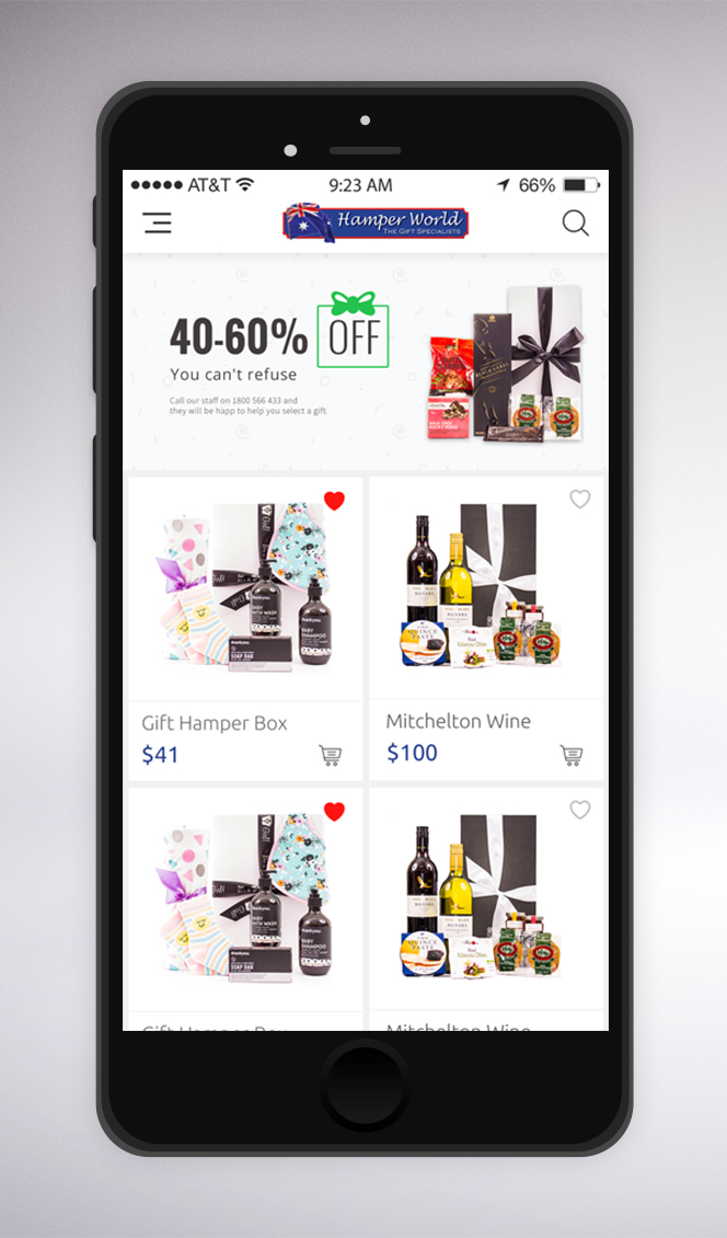 App-Design von ESolz Technologies für Hamper World Pty Ltd | Design: #14923156