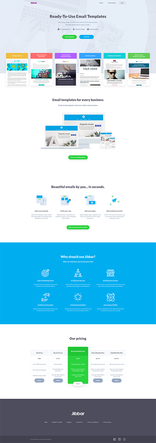 Landing Page Design by Doila for Jibbar Pty Ltd | Design #14896105