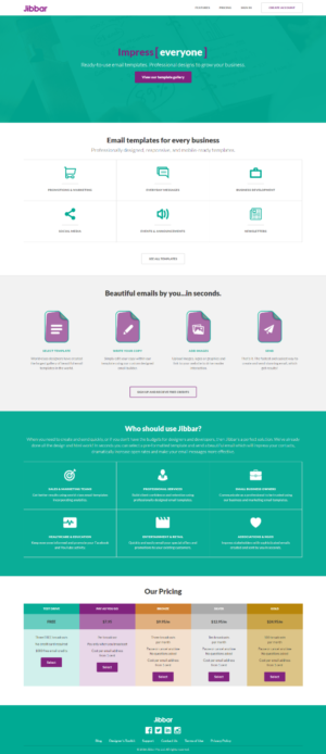 Landing Page Design by algo.techug for Jibbar Pty Ltd | Design #14891403