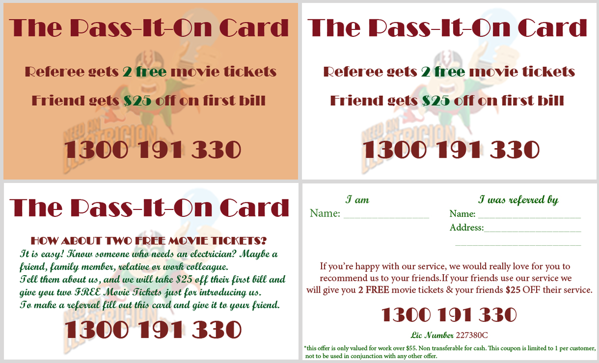 Business Card Design by Nitish for Need An Electrician Pty Ltd | Design #569288