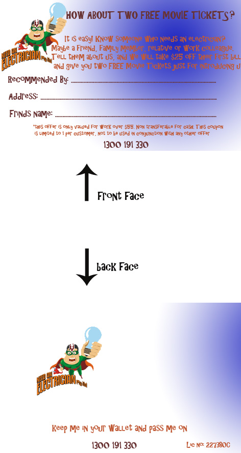 Business Card Design by Z/M architecture for Need An Electrician Pty Ltd | Design #572635