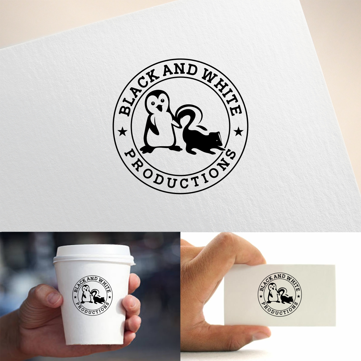 Logo-Design von e-graphics für Black and White Productions | Design #14878607