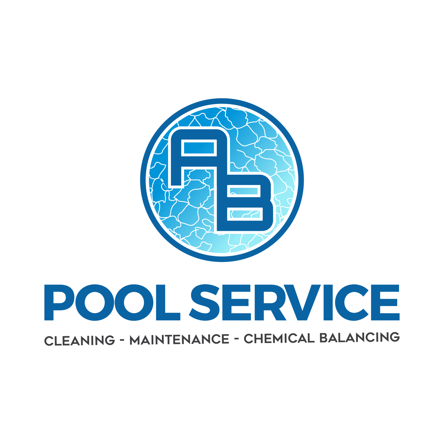 Logo Design by moisesf for AB Pool Service  | Design #15280704