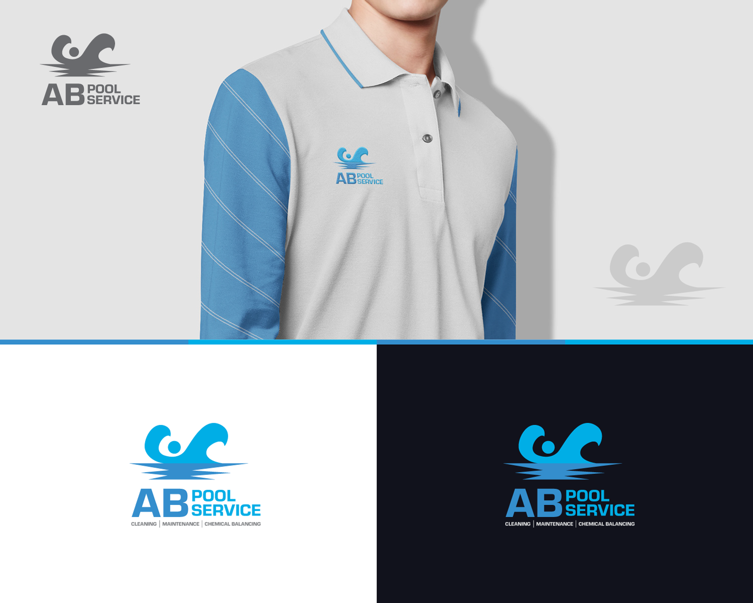 Logo Design by anonrotide for AB Pool Service  | Design #15309697