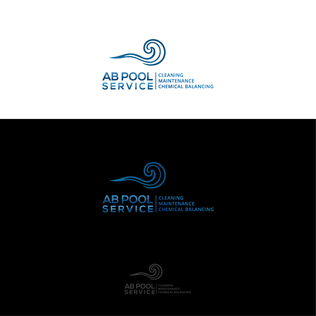 Logo Design by Mime Artworks for AB Pool Service  | Design #15268977