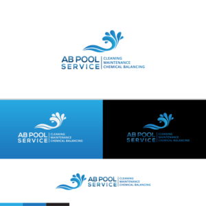 Logo Design by Mime Artworks for AB Pool Service  | Design: #15319453