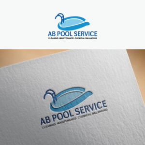 Logo Design by webeezine for AB Pool Service  | Design: #14889591
