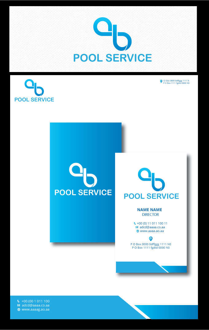 Logo Design by zebronicgraphic for AB Pool Service  | Design #14956656
