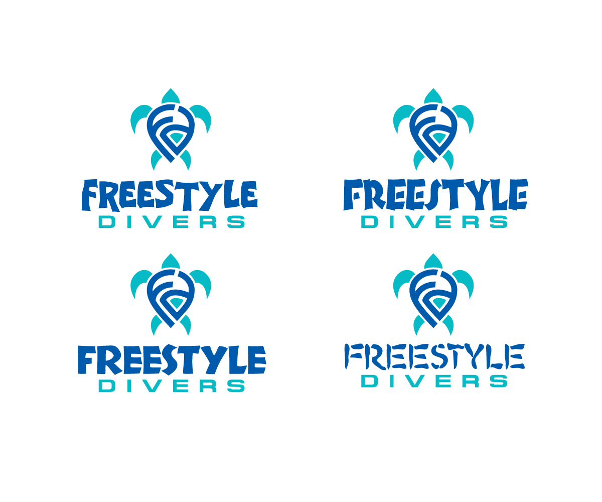 Logo Design by Buck Tornado for Freestyle Divers | Design #14872633