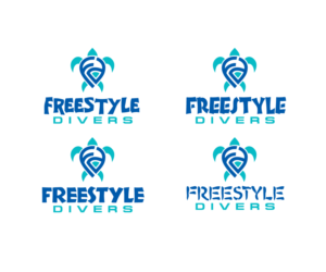 Logo Design by Buck Tornado for Freestyle Divers | Design: #14872633