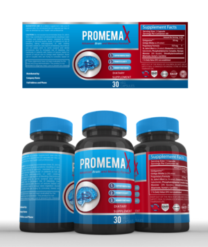 Breakthrough memory supplement needs an eye catching label design | Etikett-Design von Shark1