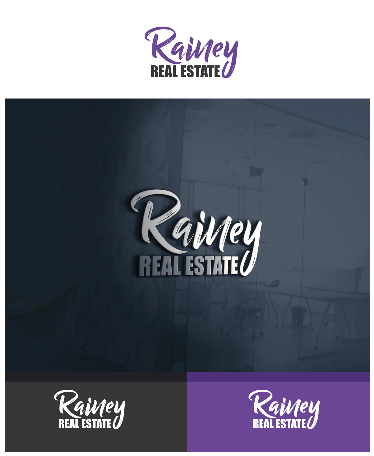 Logo Design by Graphic Bricks for Rainey Realestate | Design #14895647